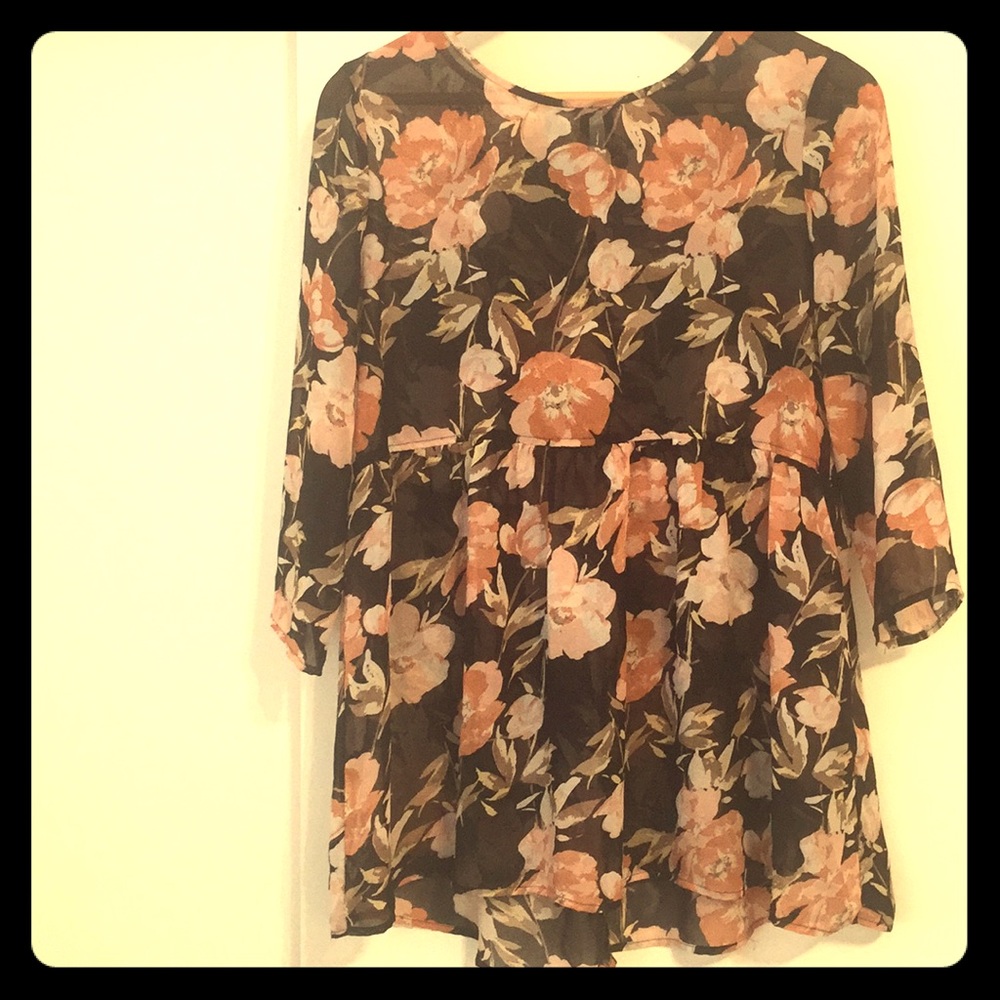 Floral tunic
